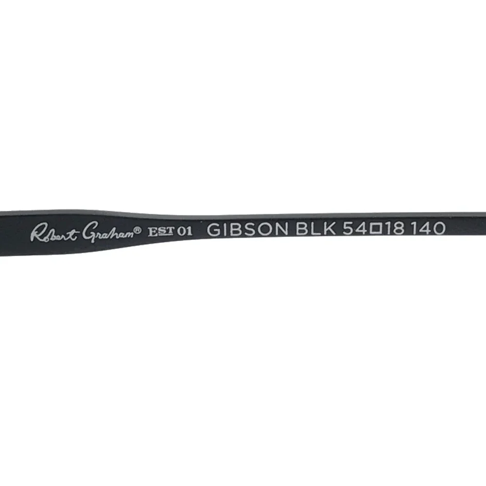 Roberto Graham Sunglasses GIBSON BLK Black Aviator Frame w/ Gray Gradient Lenses